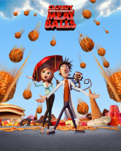 Das Cloudy with a Chance of Meatballs Wallpaper 176x220