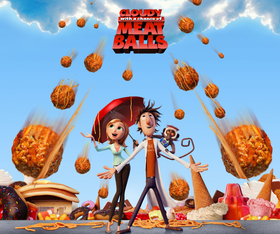 Screenshot №1 pro téma Cloudy with a Chance of Meatballs 960x800