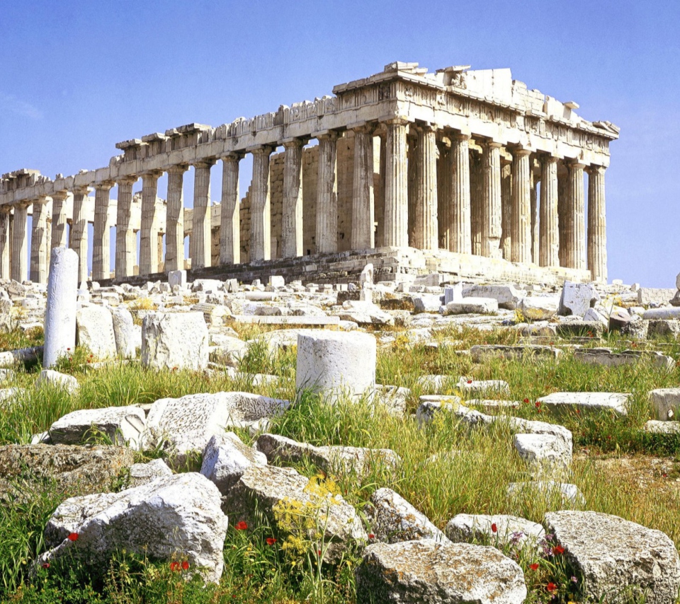 Das Parthenon Acropolis Athens Greece Wallpaper 960x854