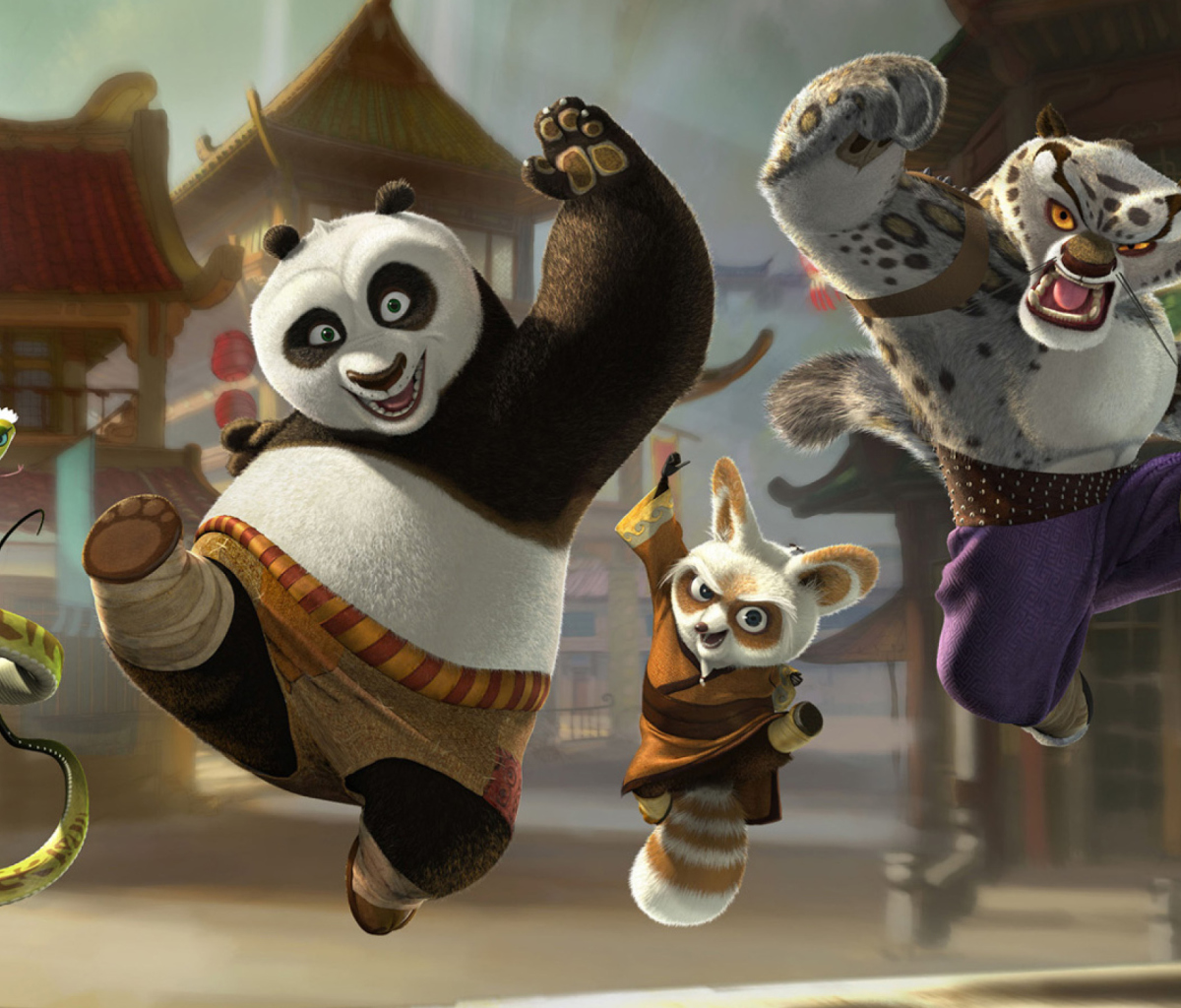 Screenshot №1 pro téma Kung Fu Panda 1200x1024