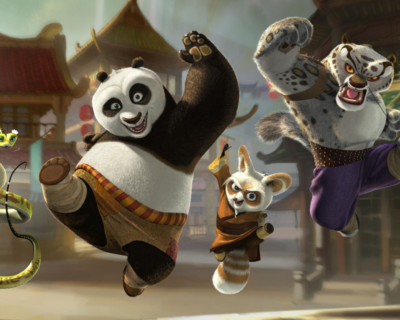 Fondo de pantalla Kung Fu Panda 1280x1024