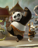 Fondo de pantalla Kung Fu Panda 128x160