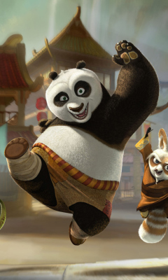 Fondo de pantalla Kung Fu Panda 240x400