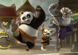 Kung Fu Panda Background for Android, iPhone and iPad