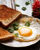 Screenshot №1 pro téma Breakfast eggs and toast 128x160