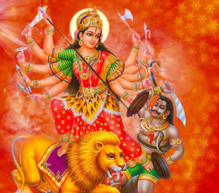 Durga Mata sfondi gratuiti per iPad mini 2
