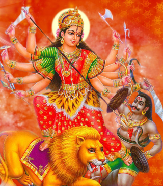Durga Mata - Obrázkek zdarma pro 640x1136