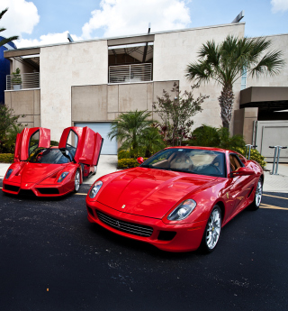 Red Ferrari Supercar - Obrázkek zdarma pro 1024x1024