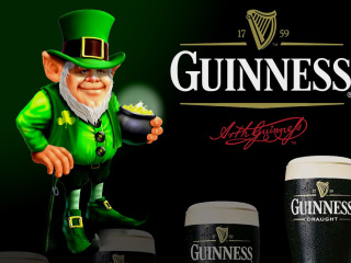 Screenshot №1 pro téma Guinness Beer 320x240