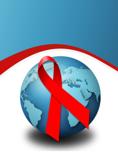Das World Aids Day Wallpaper 240x320