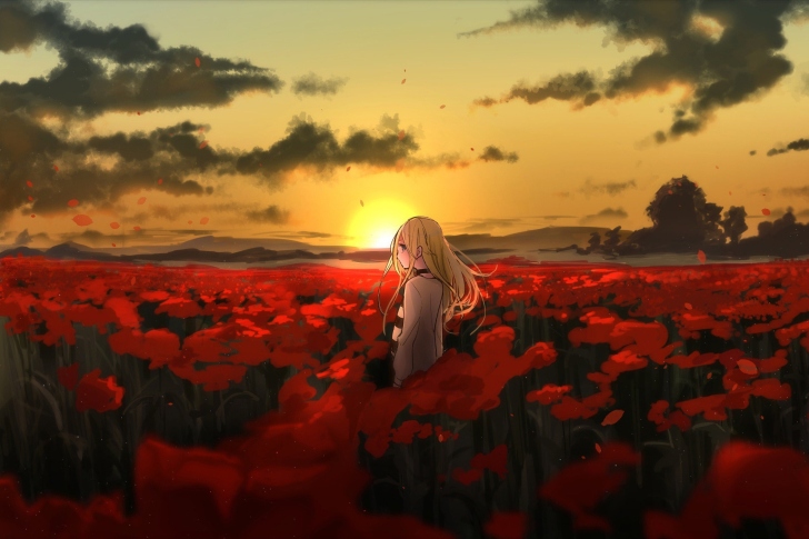 Screenshot №1 pro téma Satsuriku Anime Girl