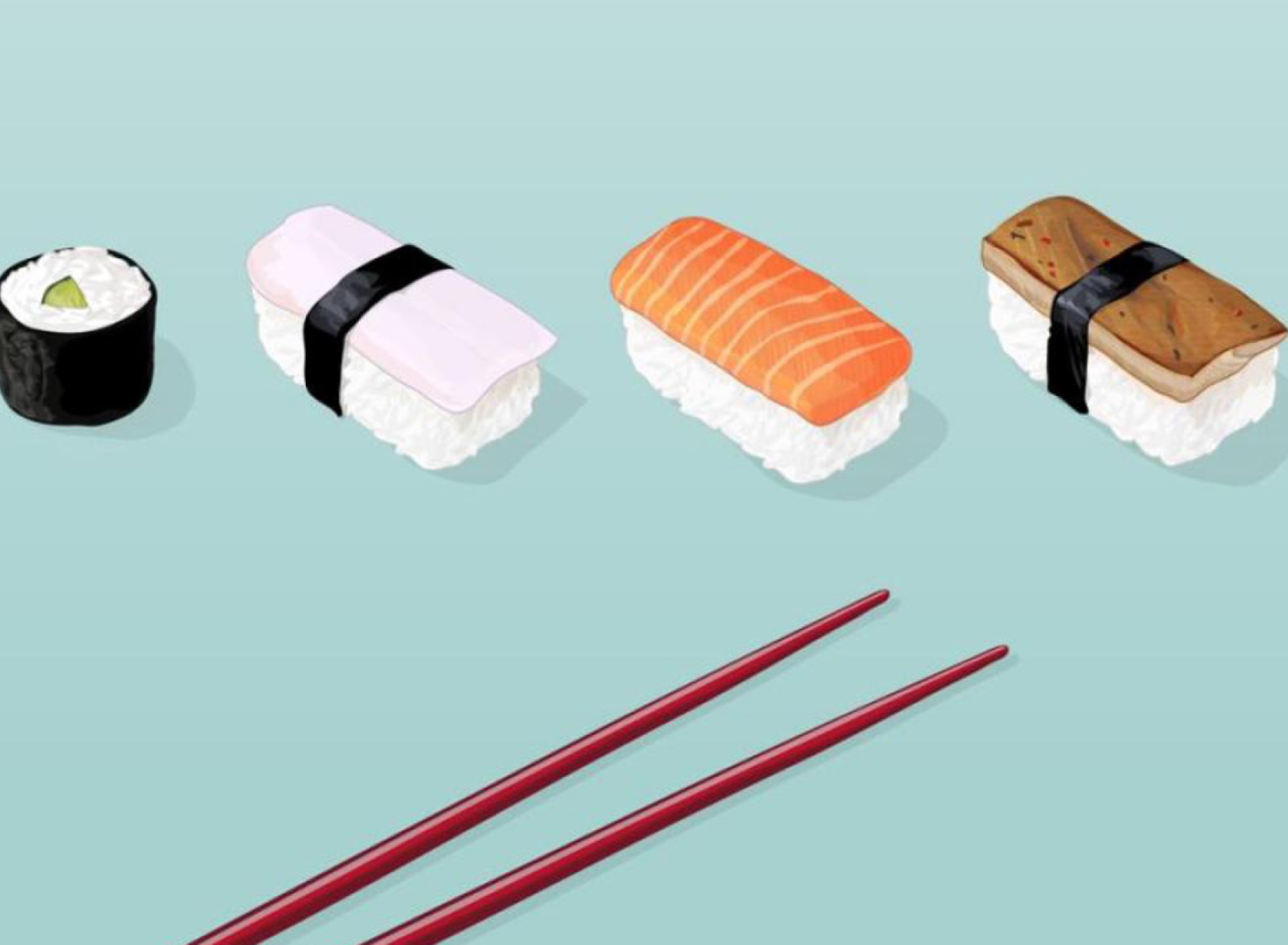 Screenshot №1 pro téma Sushi Lunch 1920x1408