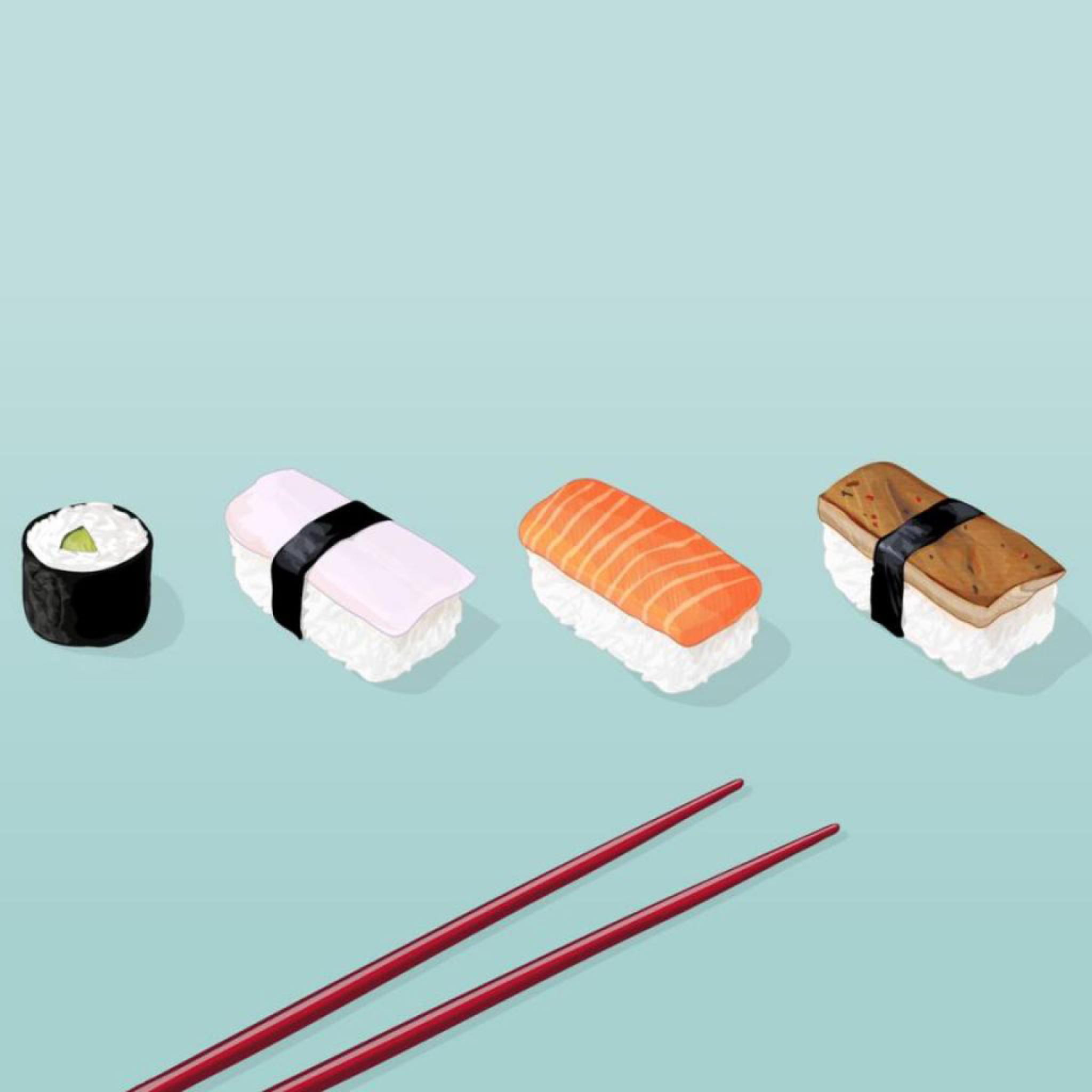 Screenshot №1 pro téma Sushi Lunch 2048x2048