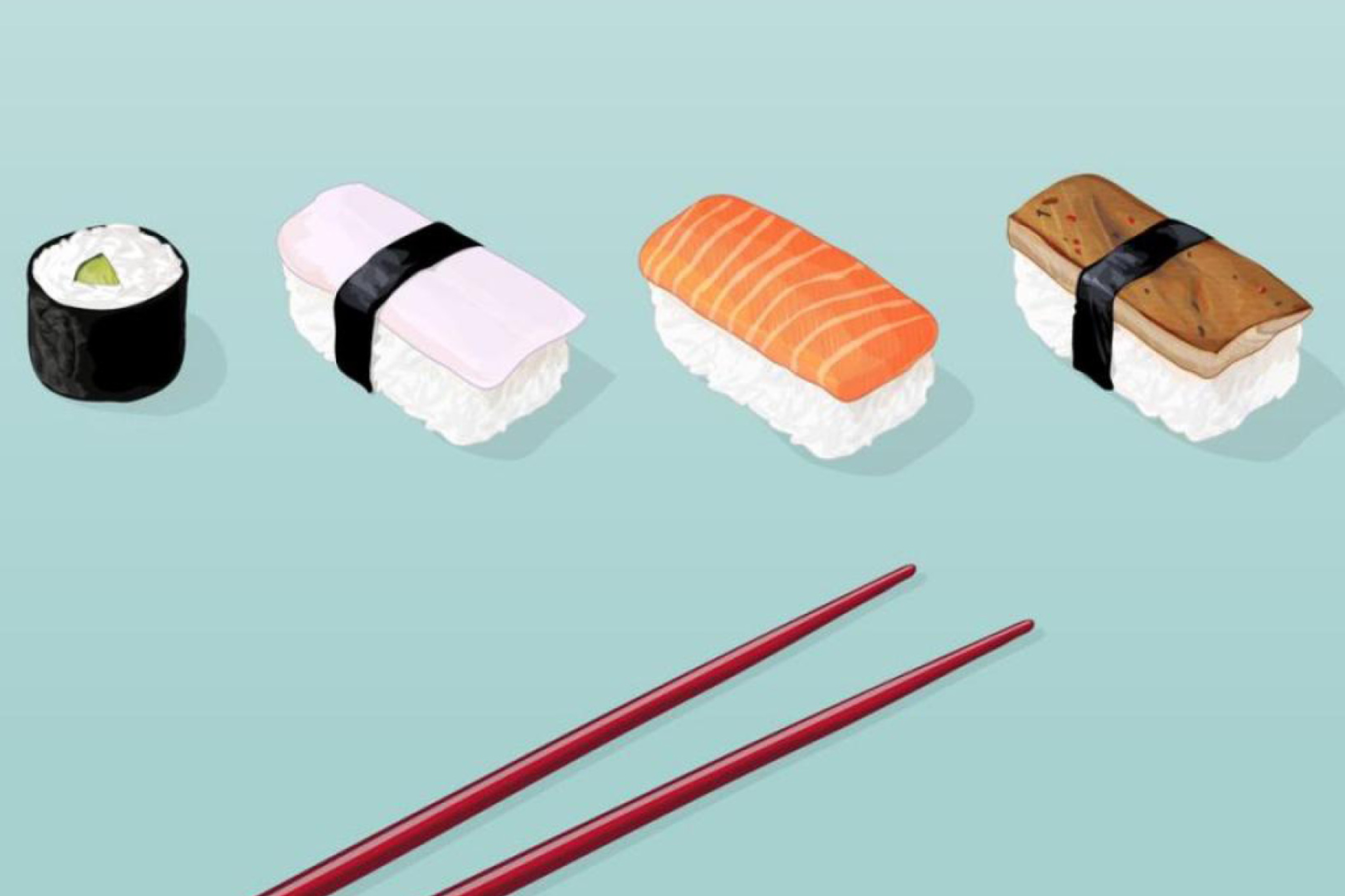 Screenshot №1 pro téma Sushi Lunch 2880x1920
