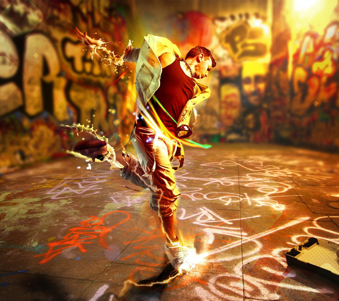 Das Street Dance Wallpaper 1440x1280