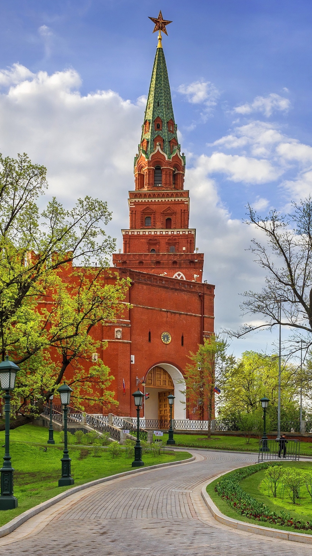 Das Kremlin in Moscow and Red Square Wallpaper 1080x1920