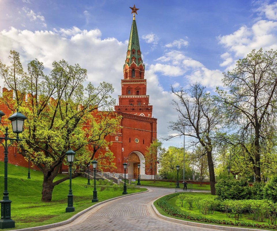 Fondo de pantalla Kremlin in Moscow and Red Square 960x800