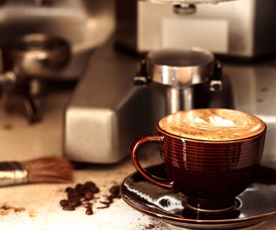 Das Coffee Machine for Cappuccino Wallpaper 960x800
