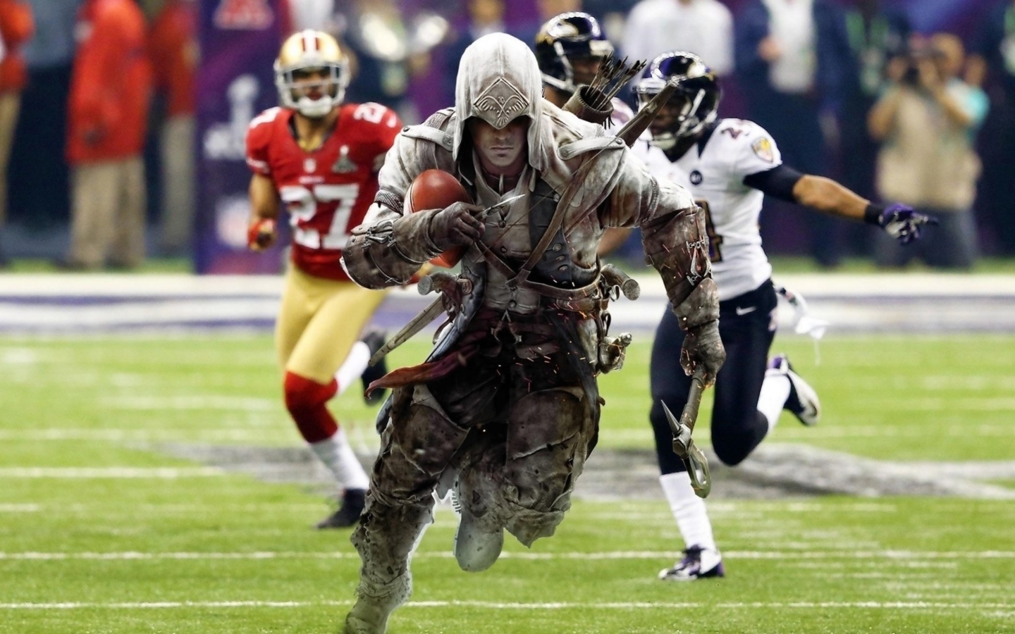 Das Assassins Creed 4 Super Bowl Wallpaper 1440x900