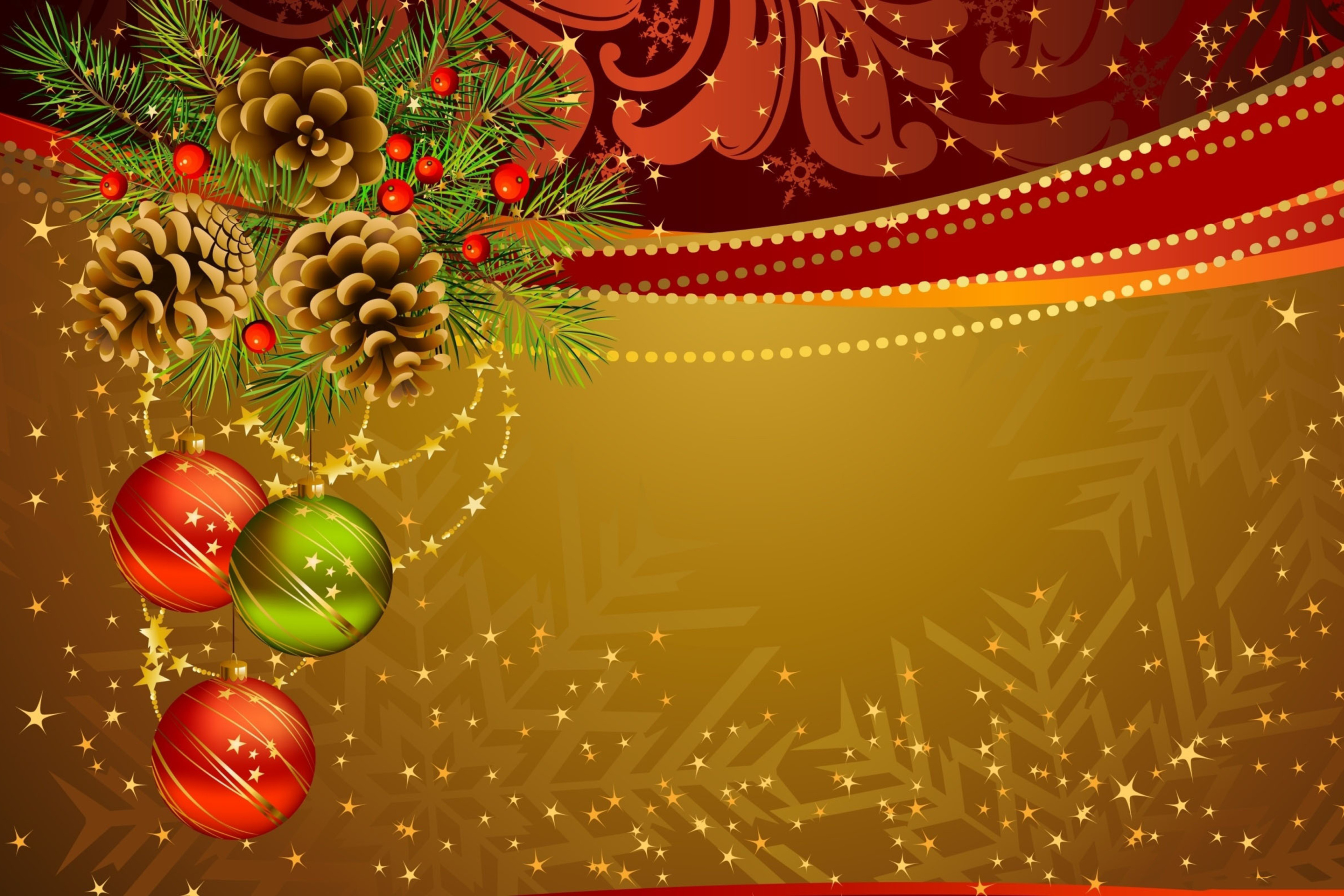 Screenshot №1 pro téma Xmas Greetings 2880x1920