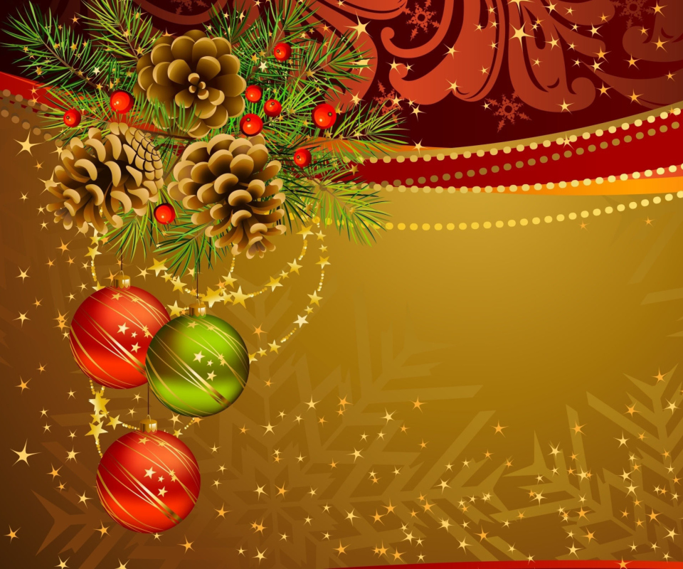 Screenshot №1 pro téma Xmas Greetings 960x800