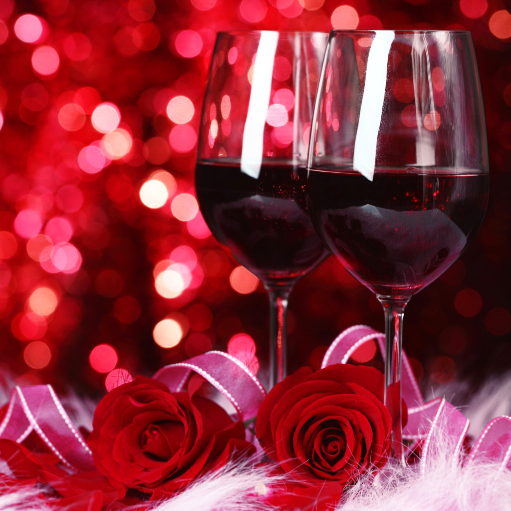 Fondo de pantalla Romantic Way to Celebrate Valentines Day 1024x1024