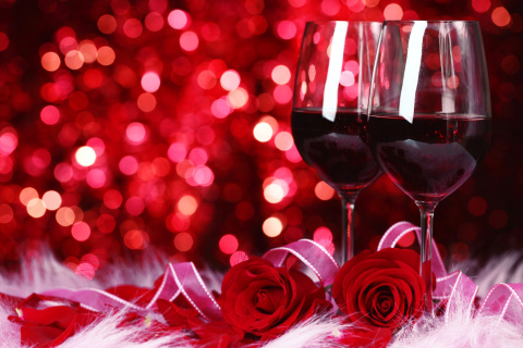 Sfondi Romantic Way to Celebrate Valentines Day 480x320