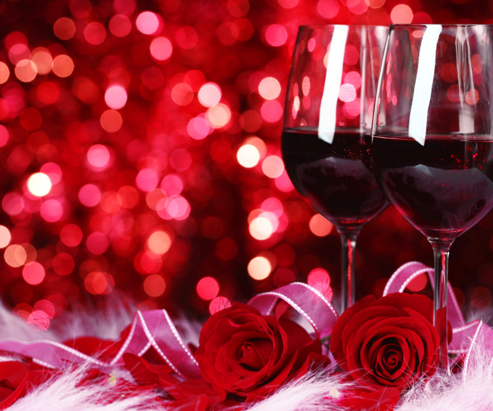 Das Romantic Way to Celebrate Valentines Day Wallpaper 960x800