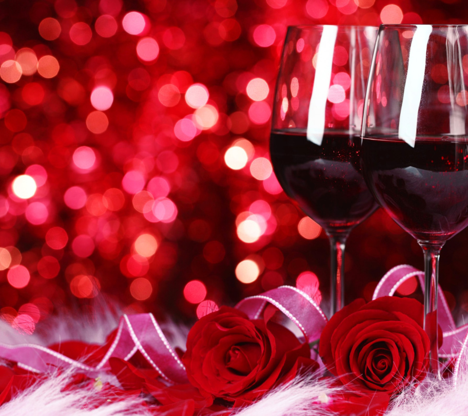 Das Romantic Way to Celebrate Valentines Day Wallpaper 960x854