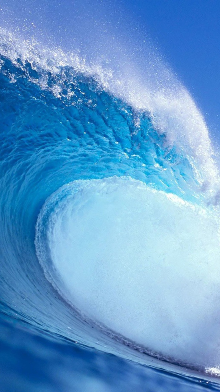 Surf Wave wallpaper 750x1334