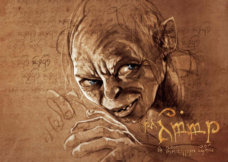 Screenshot №1 pro téma The Hobbit Gollum Artwork