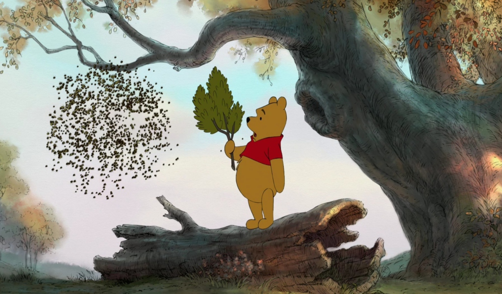 Обои Disney Winnie The Pooh 1024x600