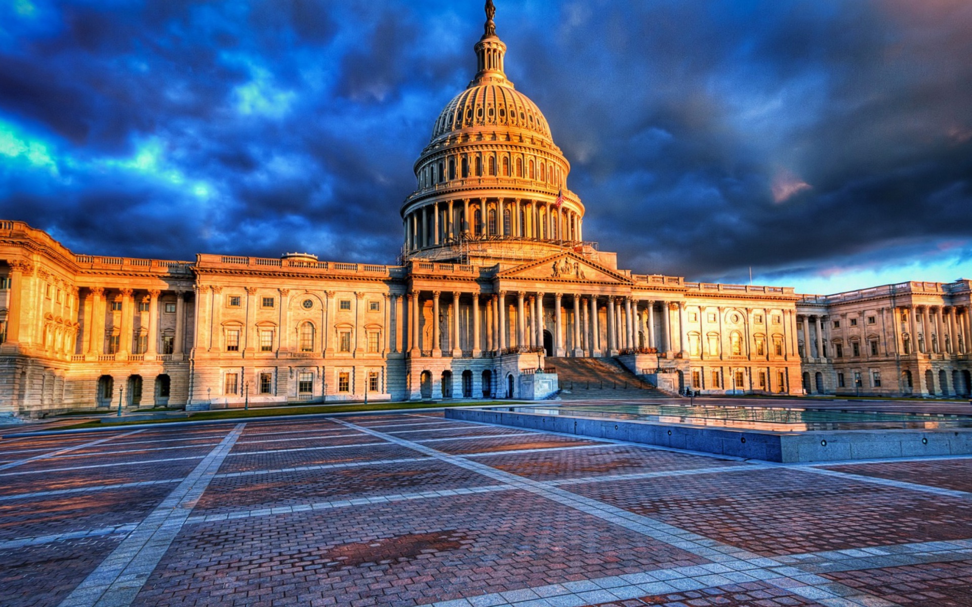 Fondo de pantalla United States Capitol in Washington DC 1920x1200