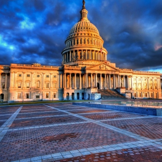 United States Capitol in Washington DC papel de parede para celular para iPad 2