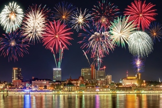 New Year Fireworks - Obrázkek zdarma 