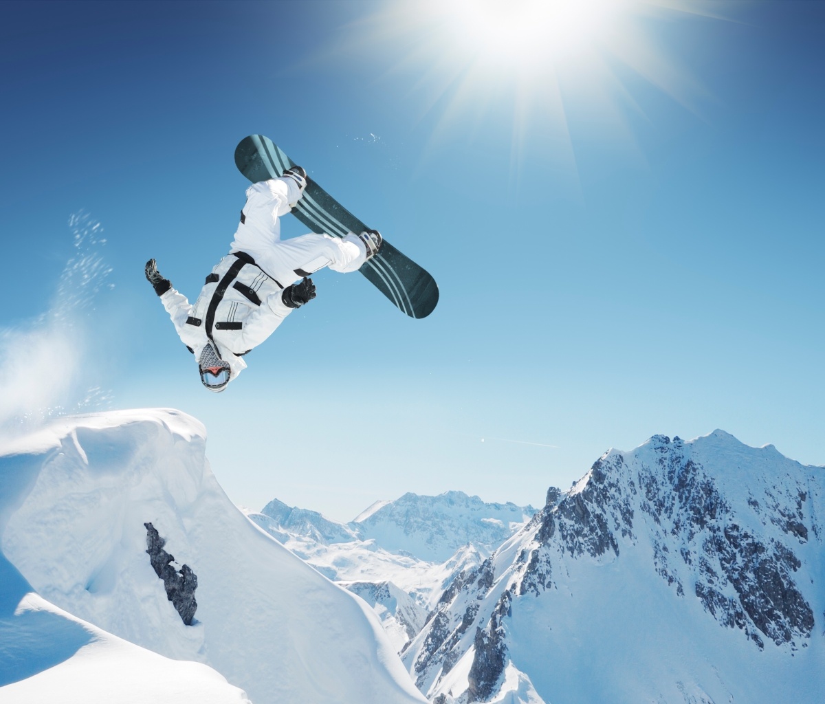 Fondo de pantalla Extreme Snowboarding HD 1200x1024