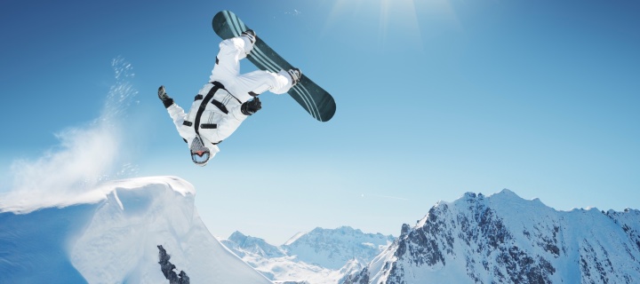 Das Extreme Snowboarding HD Wallpaper 720x320