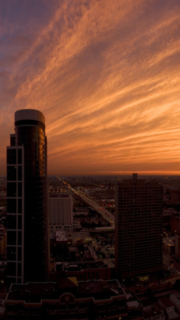 Sfondi Chicago Sunset 360x640