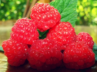 Raspberries wallpaper 320x240