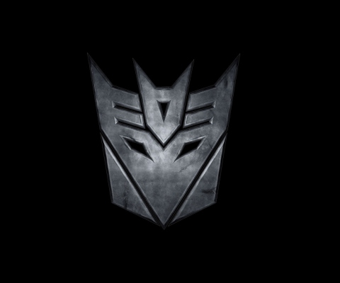 Das Transformers Logo Wallpaper 480x400