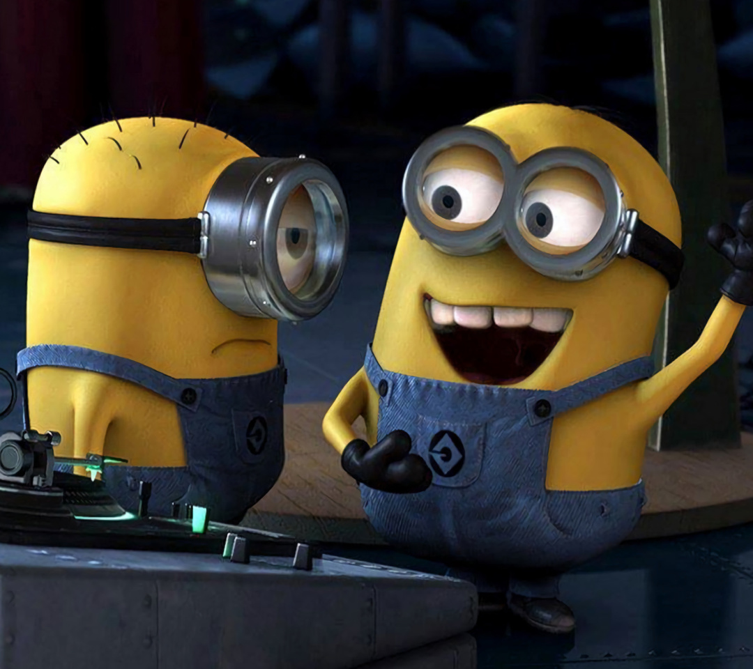 DJ Minions wallpaper 1080x960