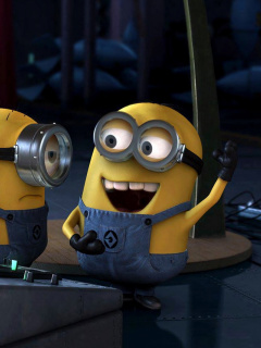 DJ Minions wallpaper 240x320