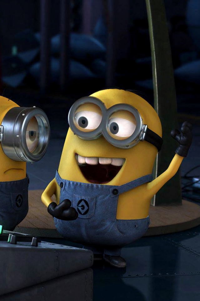 DJ Minions wallpaper 640x960