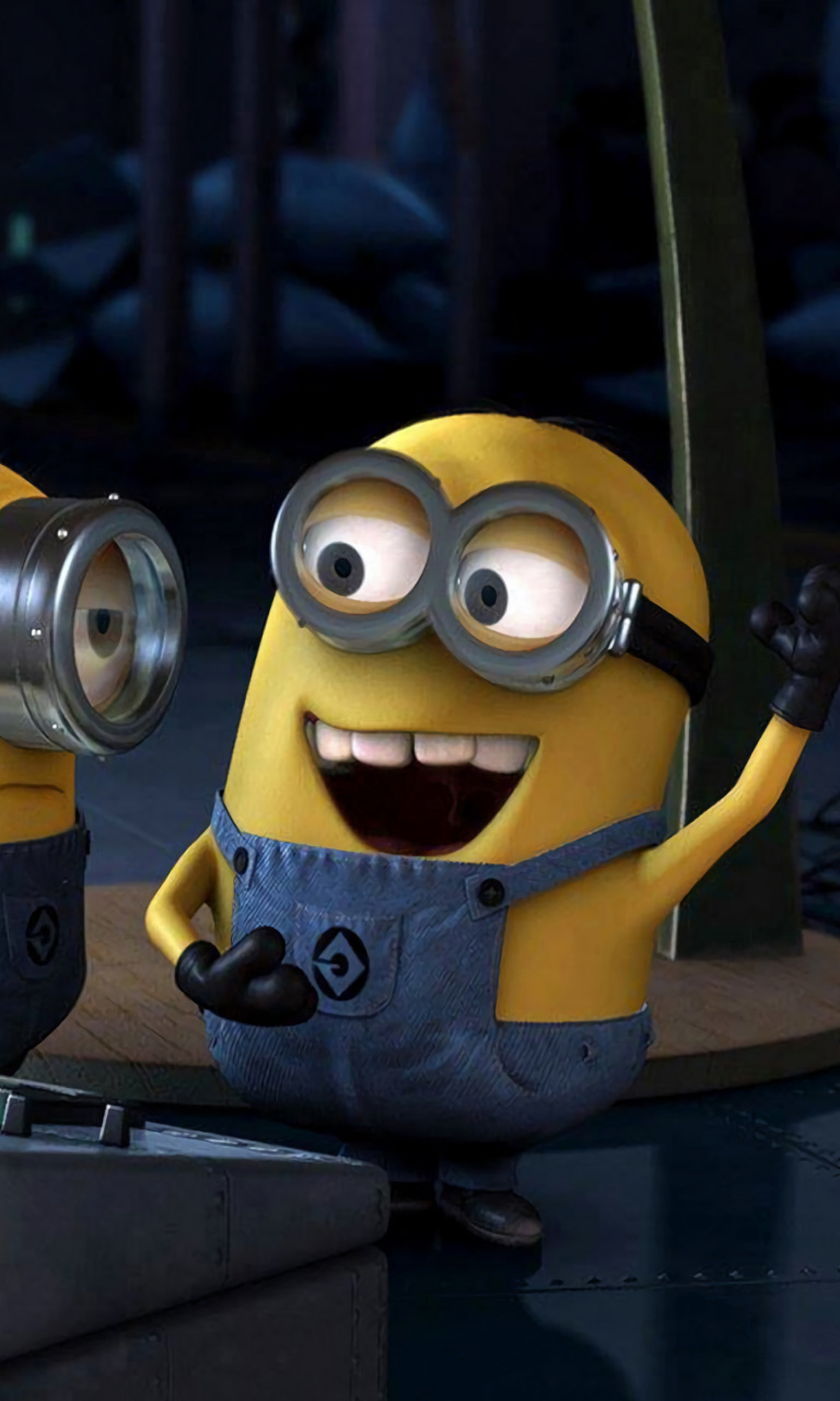 Обои DJ Minions 768x1280