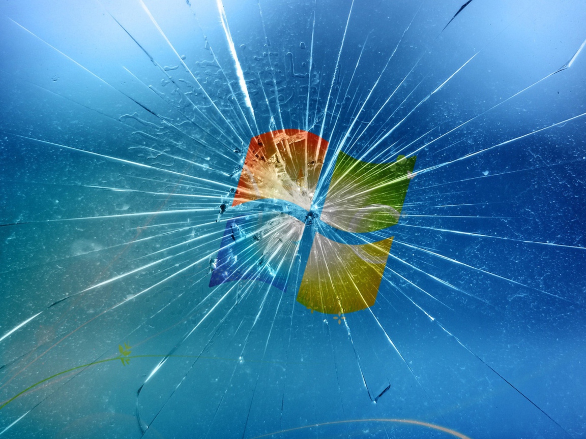 Das Broken Windows Wallpaper 1152x864