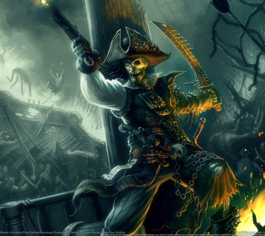 Screenshot №1 pro téma Pirates of the Caribbean: Armada of the Damned 1080x960