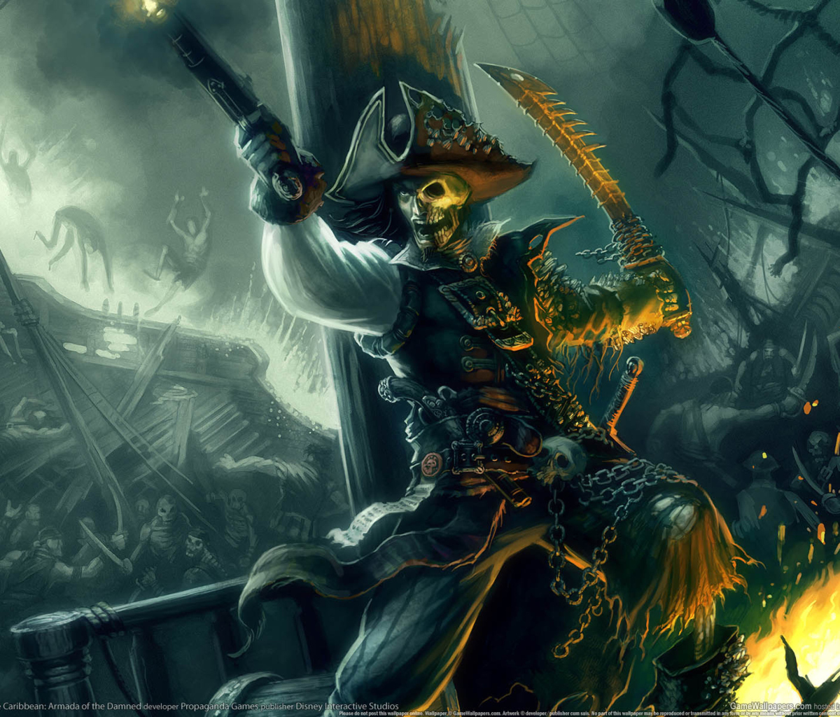 Screenshot №1 pro téma Pirates of the Caribbean: Armada of the Damned 1200x1024