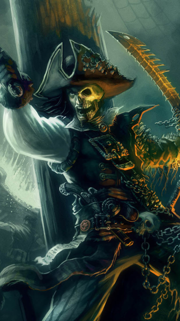 Fondo de pantalla Pirates of the Caribbean: Armada of the Damned 360x640