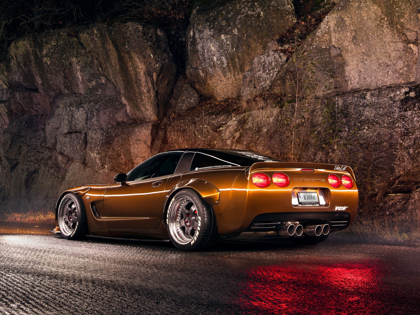 Fondo de pantalla Chevrolet Corvette Carbon Tuning 1400x1050