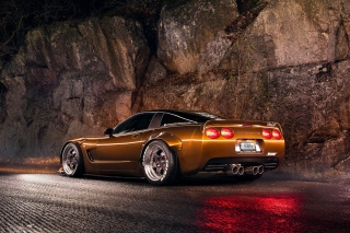 Kostenloses Chevrolet Corvette Carbon Tuning Wallpaper für Android, iPhone und iPad
